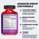 Keto ACV Gummies for Weight Loss Advanced Formula 1000mg Per Serving Detox Clean GLOWLAB