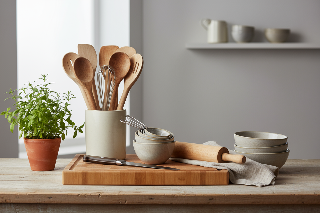 potrait of kitchen essentials